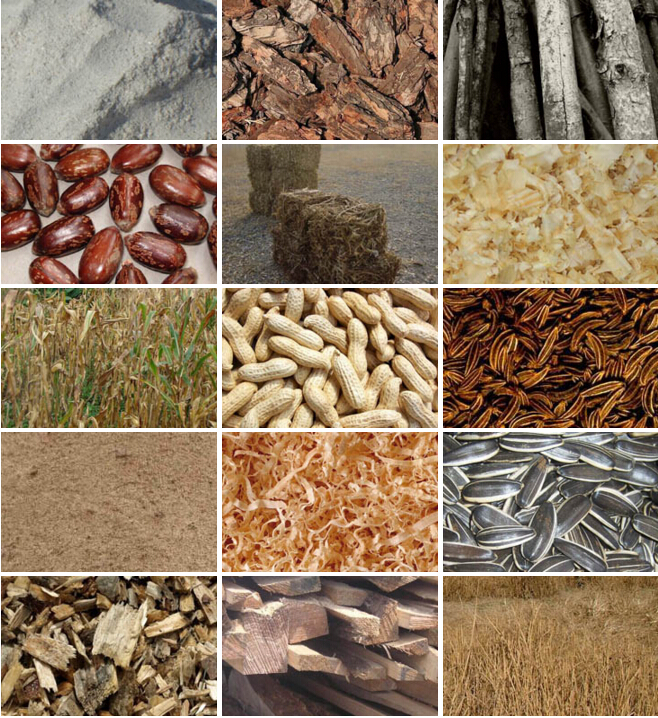 What are the raw materials for biomass briquette